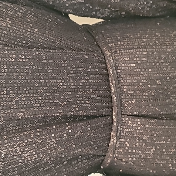 Sequined Dressy Shirt Dress - Picture 7 of 12